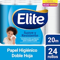 Papel Higiénico Elite Suave y Resistente 24 un 20 mts