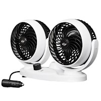 Ventilador de Auto 360º con Pantalla y 2 Entradas USB SQ-X78