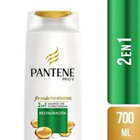 Shampoo Pantene 2en1 Restauración - Frasco 700 ML