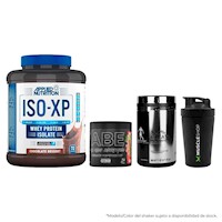 Proteína Aislada ISO-XP 1 kg. + ABE 315 gr. + Creatina 500 gr.