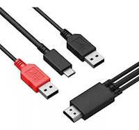 Cable 3 en 1 para pantallas de la serie XP-PEN Artist Pro SPE40