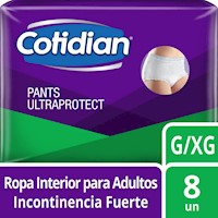 Ropa Interior Desechable Cotidian Ultra Protect Talla G 8 un