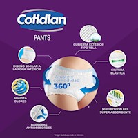 Ropa Interior Desechable Cotidian Ultra Protect Talla G 8 un