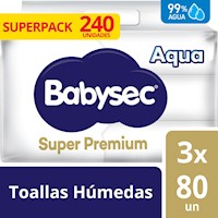 Toallas Húmedas Babysec Super Premium 240 un