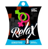 Condones Relax Sensitivo - Caja 3 UN