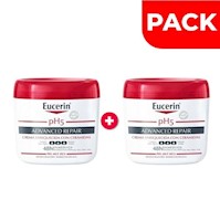 Dúo Pack Crema Corporal Eucerin Reparadora pH5 - Pote 450 ML