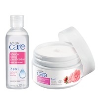 KIT x2 Avon Care Crema Rosa Mosqueta y Micelar