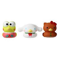 Packx3 patitos navideños de Hello Kitty y sus amigos