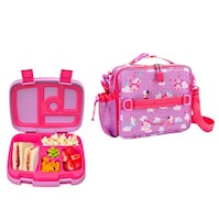 Set Lonchera y Porta Lonchera Bentgo Kids - Haditas