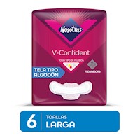 Toalla Higiénica Nosotras V-Confident Large - Bolsa 6 UN