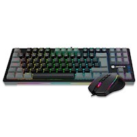 KIT ANTRYX GAMING TECLADO MECANICO + MOUSE GC-5500 BLUE SWITCH