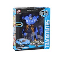 Carro Robot Transformer Azul- GLOBAL KIDS