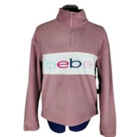 Sueter Polar Bebe SportWear con Cierre Mujer - Mora