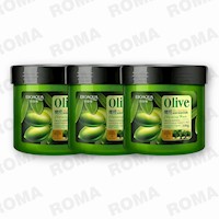 PACK 3 MASCARILLA DE OLIVO PARA EL CABELLO BIOAQUA 1500G