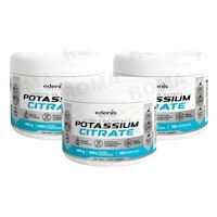PACK 3 CITRATO DE POTASIO 400G EN POLVO EDENIS HEALTH