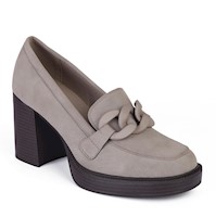 MOCASIN MUJER STHEF TAUPE 7953