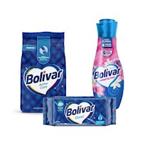 Pack Lavado Completo Bolivar: Detergente + Jabón + Suavizante