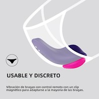 Vibrador Panty Caroline Estimula Clítoris Con Clip Magnético