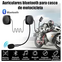 Audífono Bluetooth Exclusivo Para Casco De Moto Inalambrico