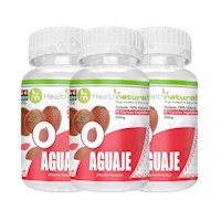 PACK 3 AGUAJE HEALTHNATURAL 1500MG