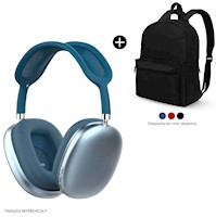 Audífonos Bluetooth P9 Over Ear 5.0 Azul + Mochila basica de regalo