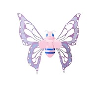 Alitas Mariposa con Movimiento y Luces Rosa