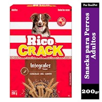 Snack para Perros Adultos Ricocrack Integrales 200 gr