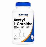Acetil L-Carnitina Nutricost 500 mg 180 Caps