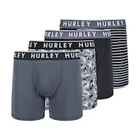 Boxer Brief Hurley Performance Pack x 4