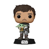 Funko POP Star Wars The Mandalorian Din Djarrin con The Child Grogu