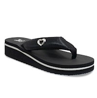 SANDALIA MUJER STHEF PLAYERA NEGRO 8202