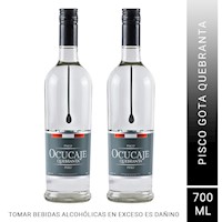 Pack X2 Pisco Gota Ocucaje Quebranta X 700 Ml