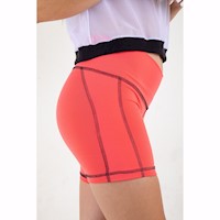 Short Biker Kinetix Coral Mujer