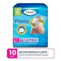 Ropa interior desechable adultos Tena Pants Ultra L 10un