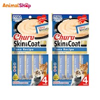 Churu Skin & Coat Snack Húmedo Para Gatos Atun X 8Un