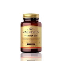 Magnesio Con Vitamina B6 Solgar 100 Capsulas
