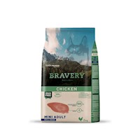 Alimento para Perros Raza Pequeña Adulto Bravery Pollo 2Kg