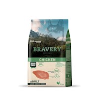 Alimento para Perros Raza Grande Adulto Bravery Pollo 4Kg