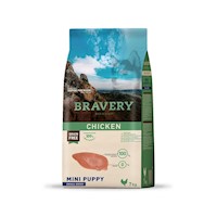 Alimento para Perros Raza Pequeña Puppy Bravery Pollo 7Kg