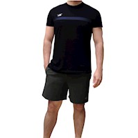 Short deportivo largo hombre Revati FT20-SH-M8 Verde militar