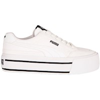 Zapatilla Puma Cort Classic Vulcs FS Platform 402329 08 Blanco para Mujer