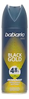 Babaria Desodorante Spray Para Hombre Black Gold Neutro