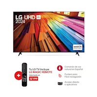 Televisor LG 55” Led 4k UHD Smart Tv con Thinq AI 55UT8050PSB 2024