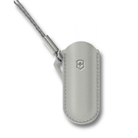 Estuche Victorinox de cuero Mystical Morning gris