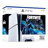 PS5 Slim con lectora de disco 1TB + Juego Fortnite