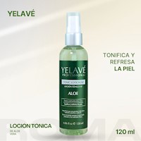 LOCIÓN TÓNICA DE ALOE 120ML YELAVÉ