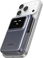 POWER BANK UGREEN MAGSAFE 10000MAH, INALÁMBRICO QI, PD 20W PLEGABLE PB572 - GREY