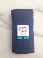 Micra - Towel Toalla de Microfibra  L 80*160 cm Azul acero/ Azulino