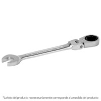 Llave Mixta Milimetrica Acabado Cromado con Ratchet Giratorio 14mm Bahco 41RM-14
