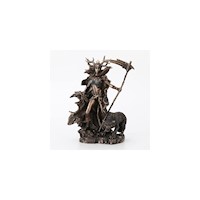 Estatuas de bronce antiguo nórdico diosa del inframundo